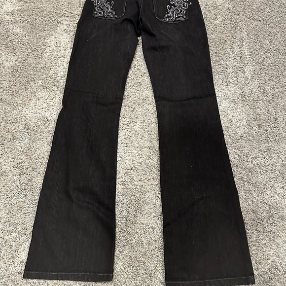 WHBM Boot leg Black Jeans sz 2 Inseam 31 inches - Picture 4 of 5